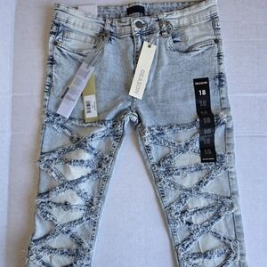 Paulie Denim Slim Jeans Light Blue Size 18